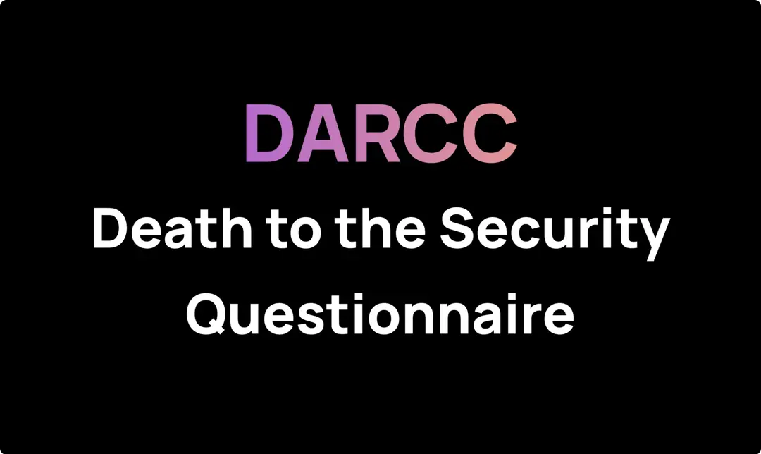 DARCC - The five layers of Modern App Security