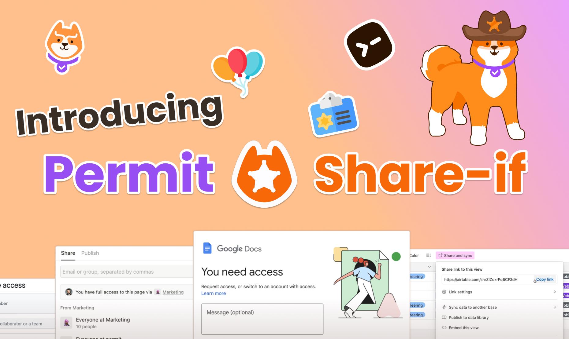 Announcing “Permit Share-If"
