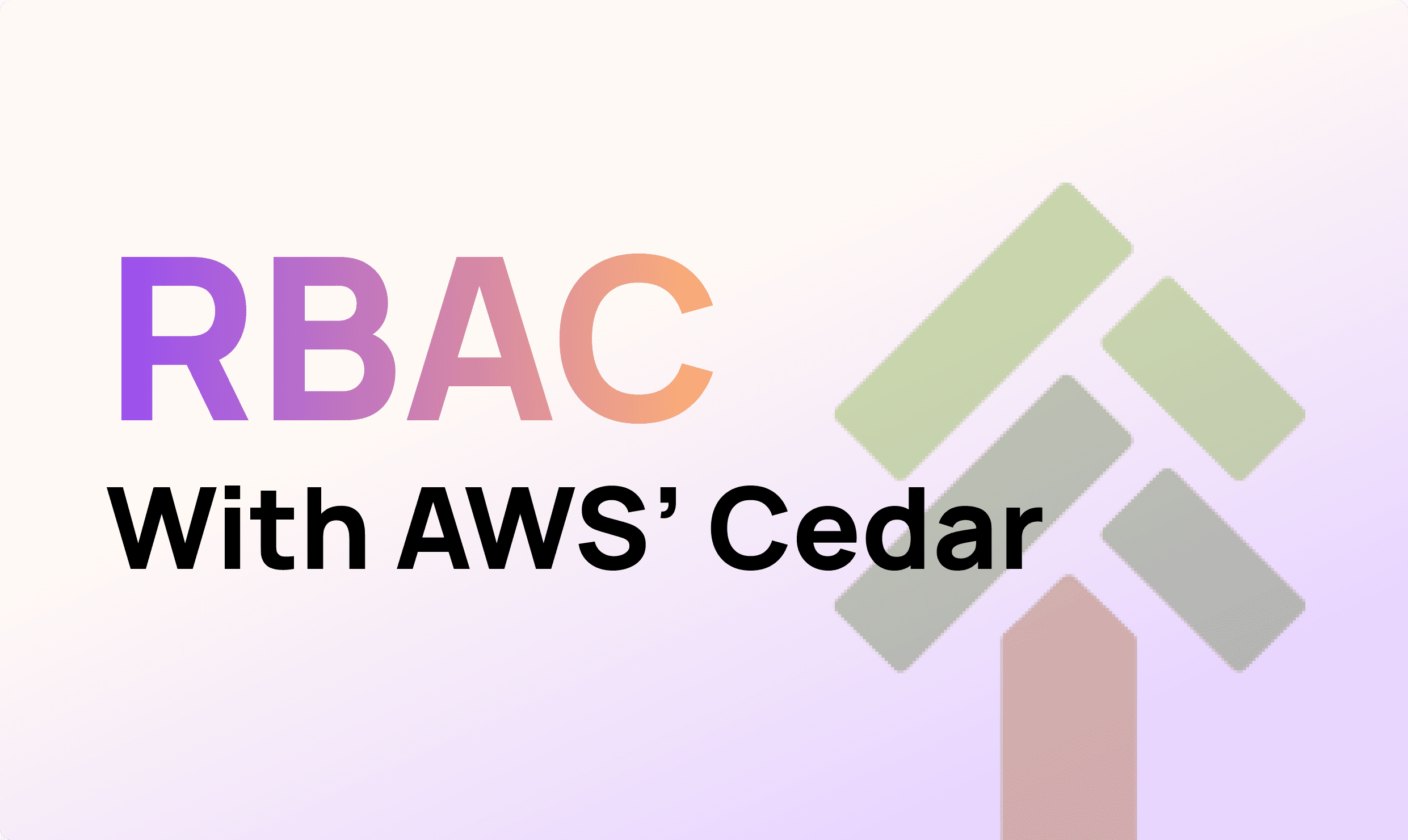 Implementing Role-Based Access Control (RBAC) with AWS’ Cedar